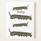 Monarch Raupe Cartoon Planer (Rückseite)