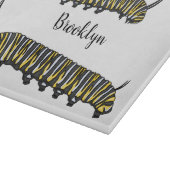 Monarch Raupe Cartoon Schneidebrett (Ecke)