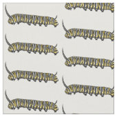 Monarch Raupe Cartoon Stoff (Nahaufnahme)