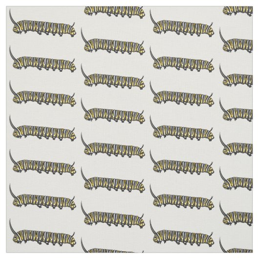 Monarch Raupe Cartoon Stoff (Muster)