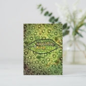 Monarch-Raupe wächst weiter                   Postkarte (Stehend Vorderseite)