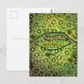 Monarch-Raupe wächst weiter                   Postkarte (Vorne/Hinten)
