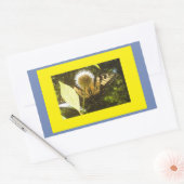 Monarch Rechteckiger Aufkleber (Umschlag)