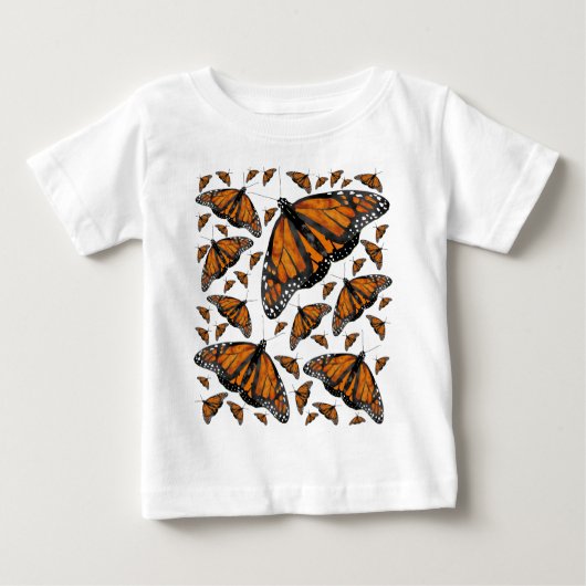Monarch-Regen Baby T-shirt (Vorderseite)