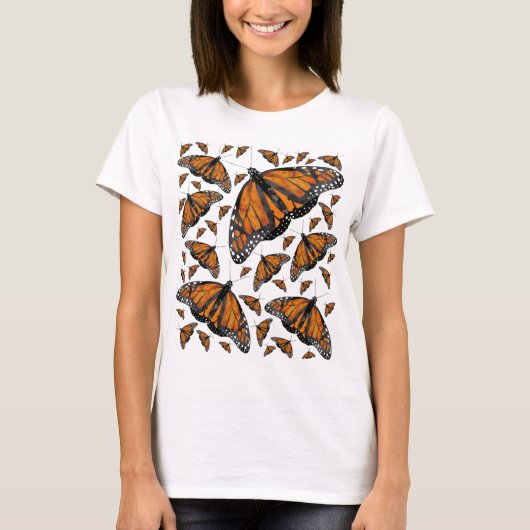 Monarch-Regen T-Shirt (Vorderseite)