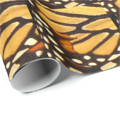 Monarch-Schmetterling abstrakt Geschenkpapier (Rolleneckpunkt)