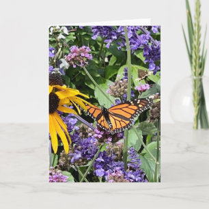 Monarch-Schmetterling Karte