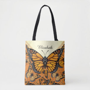 Monarch-Schmetterling personalisiert Tasche