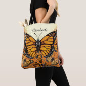 Monarch-Schmetterling personalisiert Tasche (Von Nahem)