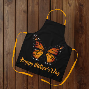 Monarch-Schmetterling Personalisierte Schwarze Sch Schürze
