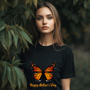 Monarch-Schmetterling Personalisiertes Frauen-T-Sh T-Shirt