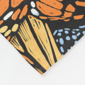 Monarch-Schmetterling-Schmetterlinge Fleecedecke (Ecke)
