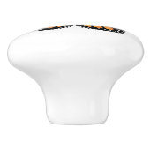 Monarch-Schmetterling Schubladenknöpfe Keramikknauf (Seitenansicht)