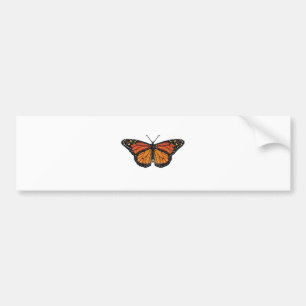 Monarch-Schmetterling verzaubert Autoaufkleber