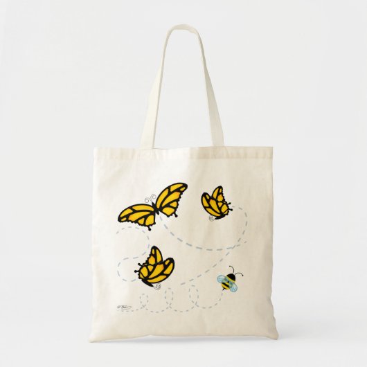 Monarch-Schmetterlinge und Tragetasche (Vorne)