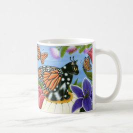 Monarch-Schmetterlings-feenhafte Kaffeetasse