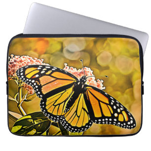 Monarch-Schmetterlings-Gartenkunst Laptopschutzhülle