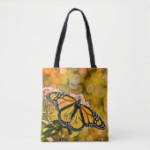 Monarch-Schmetterlings-Gartenkunst Tasche (Vorderseite)