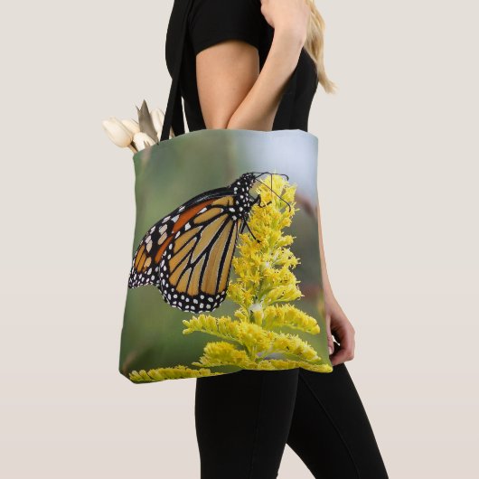 Monarch-Schmetterlings-Taschen-Tasche Tasche (Von Nahem)