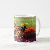 Monarch-Schmetterlings-Tasse ©️dheller2026 Kaffeetasse (VorderseiteRechts)