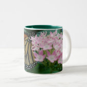 Monarch-Schmetterlings-Tasse Zweifarbige Tasse (VorderseiteRechts)