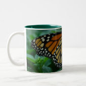 Monarch-Schmetterlings-Tasse Zweifarbige Tasse (Links)