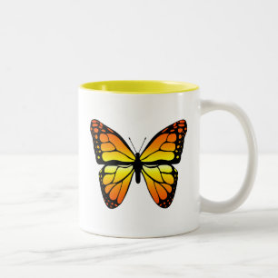 Monarch-Schmetterlings-Tasse Zweifarbige Tasse