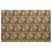 Monarch-Schmetterlings-tierisches abstraktes Stoff (Fat Quarter (45,7 x 55,9 cm))