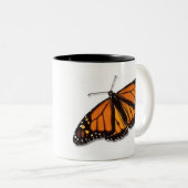 Monarch-Schmetterlings-Trinkbehälter Zweifarbige Tasse (VorderseiteRechts)