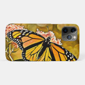 Monarch-Schmetterlingsgarten-Kunst Case-Mate iPhone Hülle (Rückseite (Horizontal))