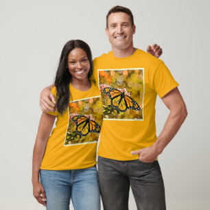 Monarch-Schmetterlingsgarten-Kunst T-Shirt