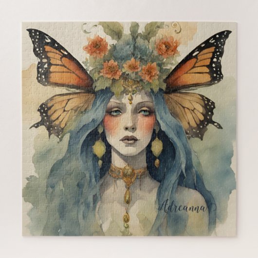 Monarch-Schmetterlingsgöttin  Puzzle (Vertikal)