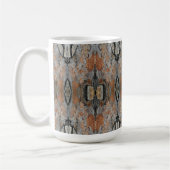 Monarch Tree Bark Patterned Kaffeetasse (Links)