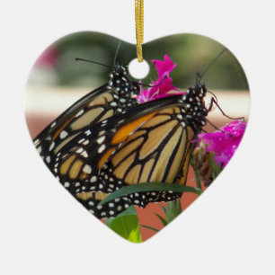 Monarch Twins #1-Herz-Ornament Keramikornament