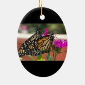 Monarch Twins #1-oval Keramik Ornament (Hinten)