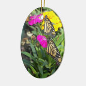 Monarch Twins #2-ovale Ornament (Links)