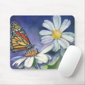 Monarch u. Gänseblümchen Mousepad (Mit Mouse)