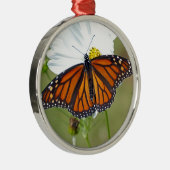 Monarch über den Kosmos Silbernes Ornament (Rechts)