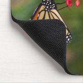 Monarch über Penta-Blume Mousepad (Ecke)