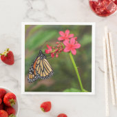 Monarch über Penta-Blume Serviette (Beispiel)
