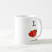 Monarch und Ladybug Kaffeetasse (VorderseiteRechts)