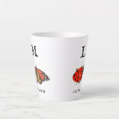 Monarch und Ladybug Milchtasse (Vorderseite)