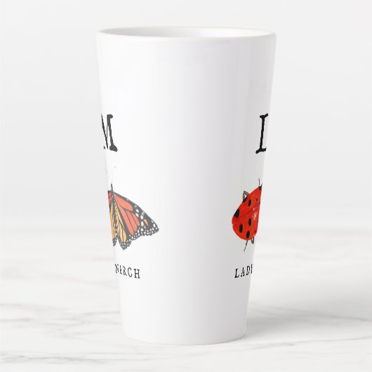 Monarch und Ladybug Milchtasse (Vorderseite)