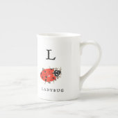 Monarch und Ladybug Porzellantasse (Rechts)