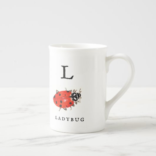 Monarch und Ladybug Porzellantasse (Rechts)