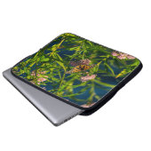 Monarch und Milkweed Laptopschutzhülle (Vorne Knopf)
