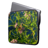 Monarch und Milkweed Laptopschutzhülle (Vorderseite Links)