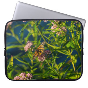 Monarch und Milkweed Laptopschutzhülle