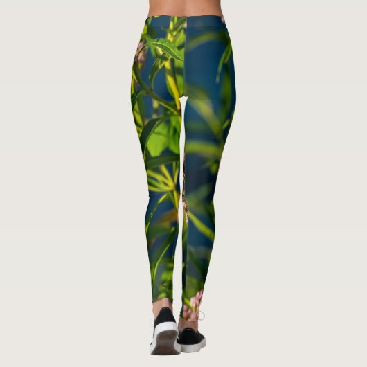 Monarch und Milkweed Leggings (Rückseite)