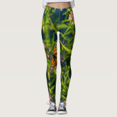Monarch und Milkweed Leggings (Vorderseite)